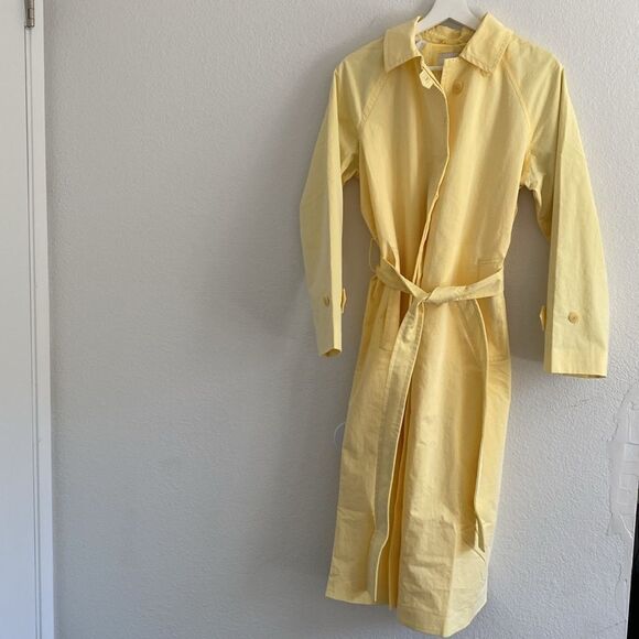 Madewell yellow trench coat - Picture 3 of 8